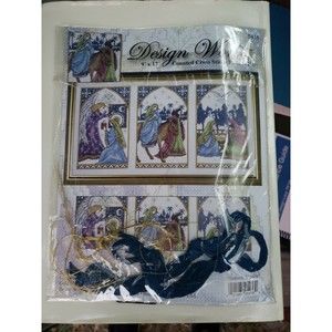 Design Works NATIVITY WINDOWS Counted Cross Stitch Kit 9" x 17" Joan Elliot